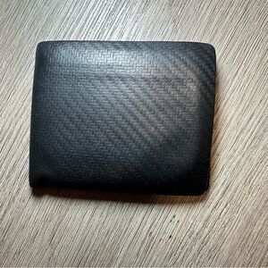DUNHILL AUTHENTIC Men’s Black Bi-fold Wallet